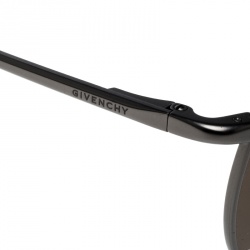 Givenchy Grey/Brown SGV 410 Aviator Sunglasses 