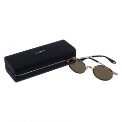 Givenchy Gold Tone/Green GV 7052/S Oval Sunglasses 