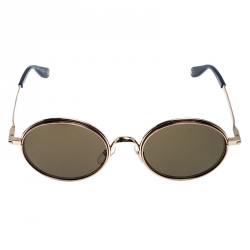 Givenchy Gold Tone/Green GV 7052/S Oval Sunglasses 