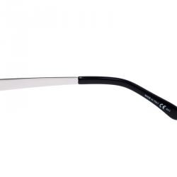 Pre Owned Givenchy Silver/Black Silver Mirrored GV7117/S Shield Sunglasses