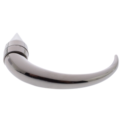 Givenchy Magnetic Shark Tooth Silver Tone Single Stud Earring