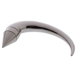 Givenchy Magnetic Shark Tooth Silver Tone Single Stud Earring