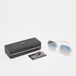 Givenchy Transparent/Blue Gradient GV 7123/G/S Square Sunglasses