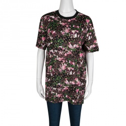 Pre Owned تي شيرت جيفنشي رقبة مستديرة كبير طباعة زهور S