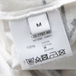 Pre Owned Givenchy White Cotton Oversized Maison Tank Top M