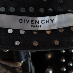 Givenchy Colorblock Paneled Studded Leather Backless Vest S