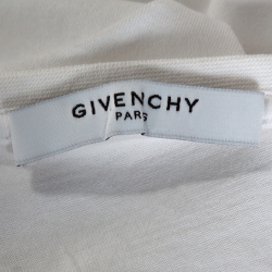 Pre Owned Givenchy White 4G Logo Print Cotton Short Sleeve T-Shirt L