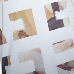 Pre Owned Givenchy White 4G Logo Print Cotton Short Sleeve T-Shirt L