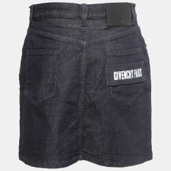 Pre Owned Givenchy Blue Denim Skirt L
