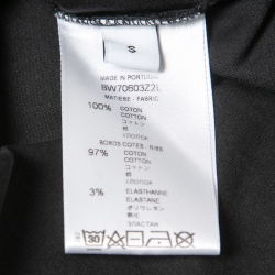 مملوكة مسبقًا Givenchy Black Vintage Logo Print Cotton Crew Neck T-Shirt S