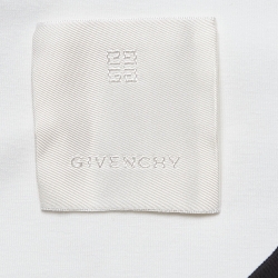 Givenchy White Logo Print Cotton Jersey T-Shirt M