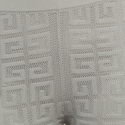 Givenchy Grey Patterned Knit Leggings S