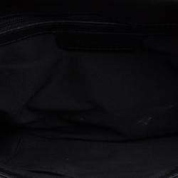 Pre Owned حقيبة كلاتش جيفنشي حمالة معصم مرصعة نايلون سوداء