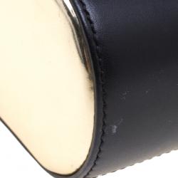 Pre Owned Givenchy Black/Gold Leather Obsedia Shoulder Bag