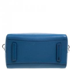 Pre Owned حقيبة جيفنشي أنتيغونا ميني جلد زرقاء