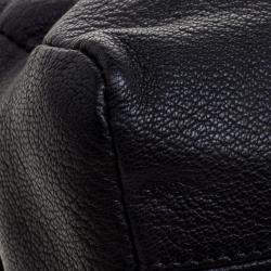 Pre Owned حقيبة كلتش للمعصم جيفنشي باندورا جلد سوداء