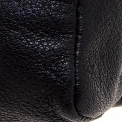 Pre Owned حقيبة كلتش للمعصم جيفنشي باندورا جلد سوداء