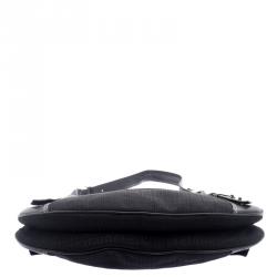 Pre Owned Givenchy Black Canvas Signature Hobo