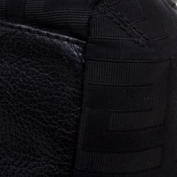 Givenchy Black Canvas and Leather Signature Double Zip Satchel