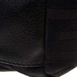 Givenchy Black Canvas and Leather Signature Double Zip Satchel