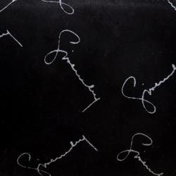 Pre Owned Givenchy Black Suede Barrel Clutch