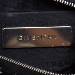 Pre Owned Givenchy Black Suede Barrel Clutch