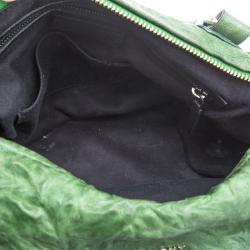 مملوكة مسبقًا Givenchy Green Leather Large Pandora Crossbody Bag