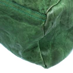 مملوكة مسبقًا Givenchy Green Leather Large Pandora Crossbody Bag