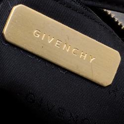 Givenchy Black/Grey Monogram Fabric Satchel