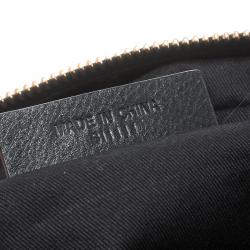 Pre Owned Givenchy Black Nylon and Leather Zip Detail Satchel