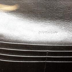 Givenchy Black Fabric Signature Long Wallet