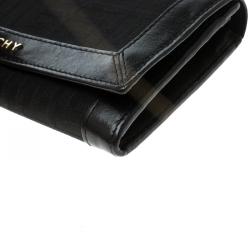 Givenchy Black Fabric Signature Long Wallet