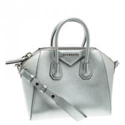 مملوكة مسبقًا حقيبة جيفنشي انتيغونا صغيرة جلد سوداء