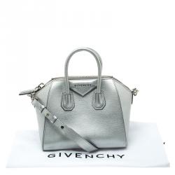 مملوكة مسبقًا حقيبة جيفنشي انتيغونا صغيرة جلد سوداء