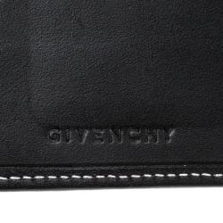 Pre Owned محفظة جيفنشي كانفاس بيج/أسود مضغوطة