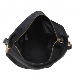 Pre Owned Givenchy Black Monogram Canvas/Leather Shoulder Bag