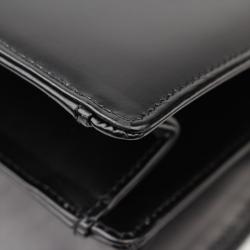 Pre Owned Givenchy Black Leather Top Handle Bag