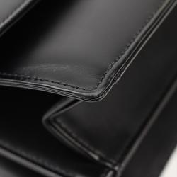 Pre Owned Givenchy Black Leather Top Handle Bag