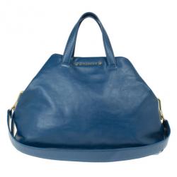 مملوكة مسبقًا Givenchy Blue Leather Medium Bugatti Bag