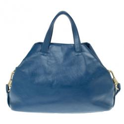 مملوكة مسبقًا Givenchy Blue Leather Medium Bugatti Bag