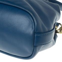 مملوكة مسبقًا Givenchy Blue Leather Medium Bugatti Bag
