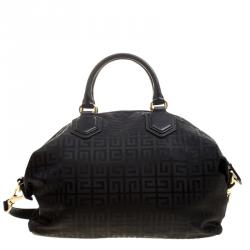 Givenchy Black Nylon Signature Top Handle Bag
