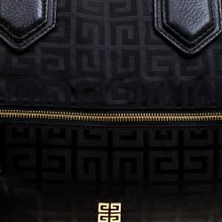 Givenchy Black Nylon Signature Top Handle Bag