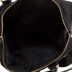 Givenchy Black Nylon Signature Top Handle Bag