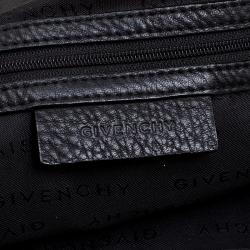 Givenchy Black Nylon Signature Top Handle Bag