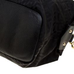 Givenchy Black Nylon Signature Top Handle Bag