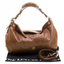Pre Owned Givenchy Brown Leather Hobo