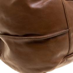 Pre Owned Givenchy Brown Leather Hobo