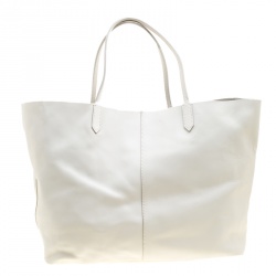 مملوكة مسبقًا Givenchy Off White Leather Large Antigona Shopping Tote