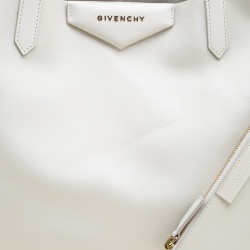 مملوكة مسبقًا Givenchy Off White Leather Large Antigona Shopping Tote